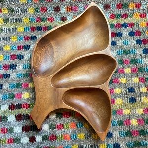 Wooden trinket holder